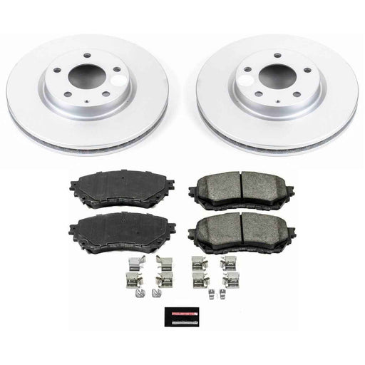 PowerStop Z17 Evolution Plus GEOMET Coated Brake Kits for 2014-2018 6 - CRK6968 PowerStop Autoparts