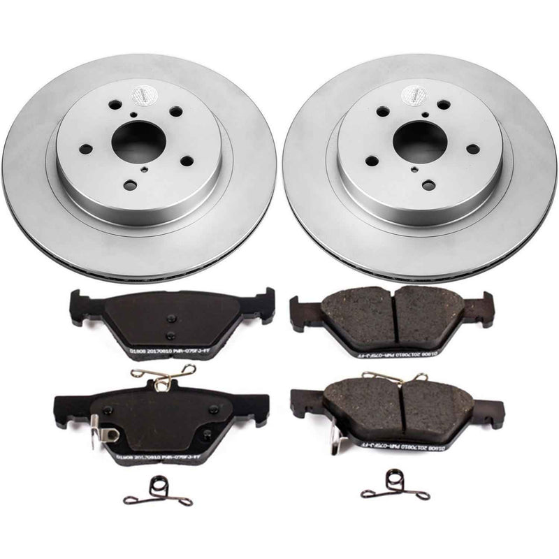 PowerStop Z17 Evolution Plus GEOMET Coated Brake Kits for 2015-2022 LEGACY, 2015-2023 OUTBACK, 2016-2024 WRX - CRK7039 PowerStop Autoparts