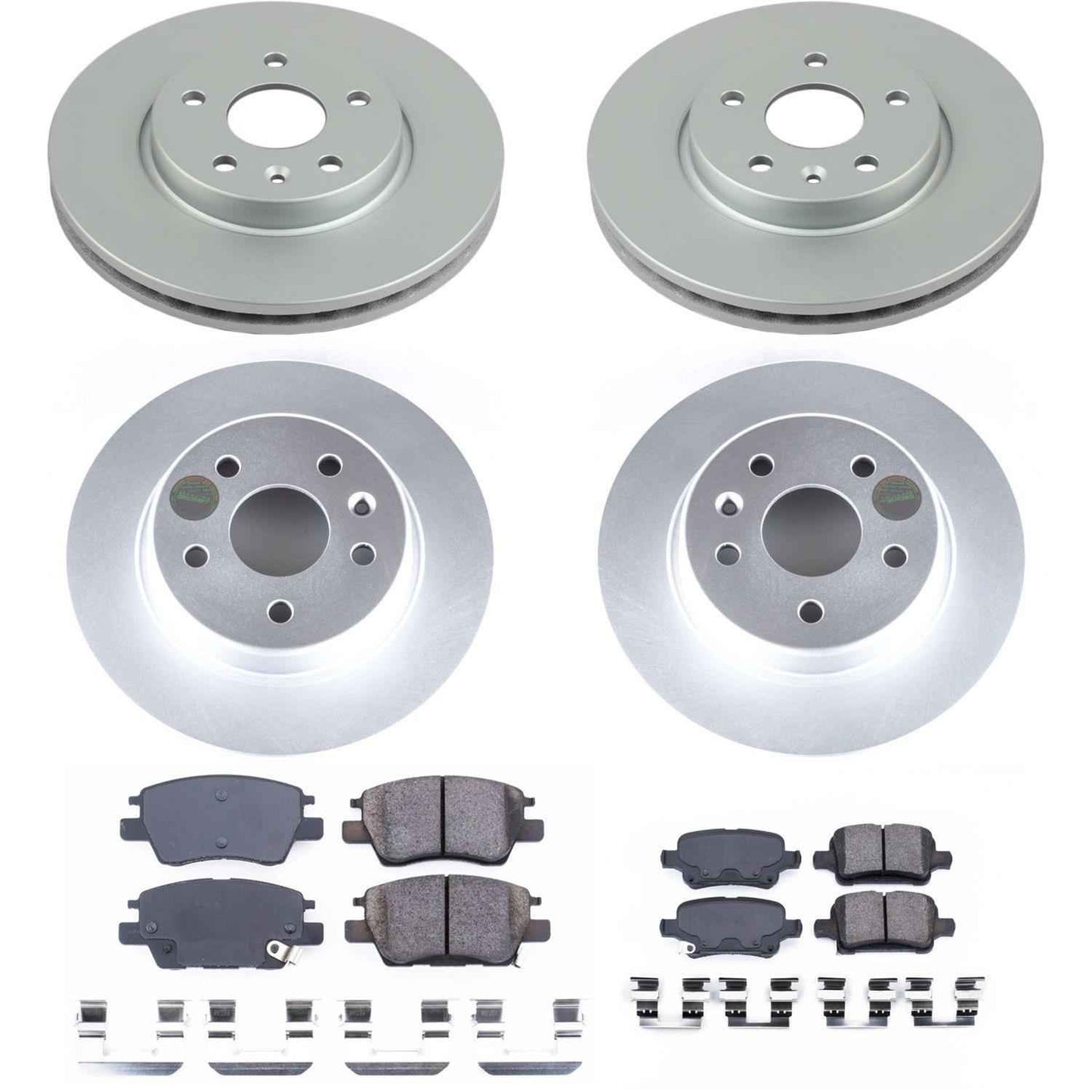 PowerStop Z17 Evolution Plus GEOMET Coated Brake Kits CRK7561
