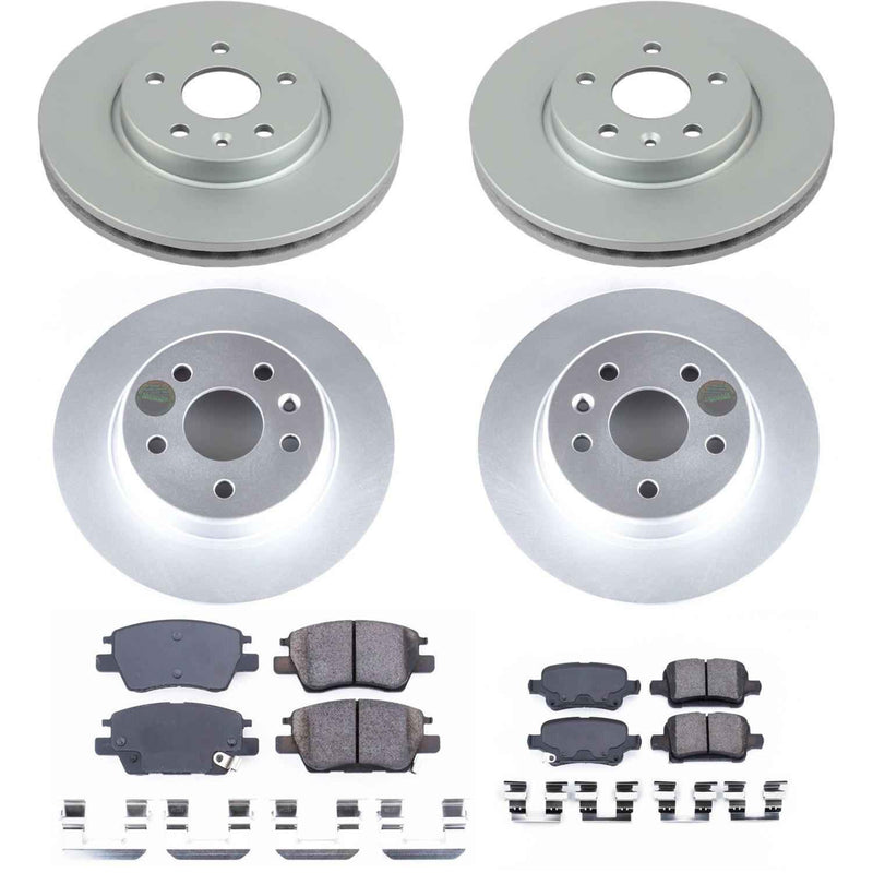 PowerStop Z17 Evolution Plus GEOMET Coated Brake Kits CRK7561 PowerStop Autoparts