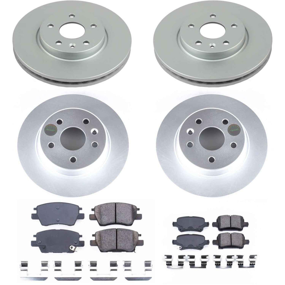 PowerStop Z17 Evolution Plus GEOMET Coated Brake Kits CRK7561