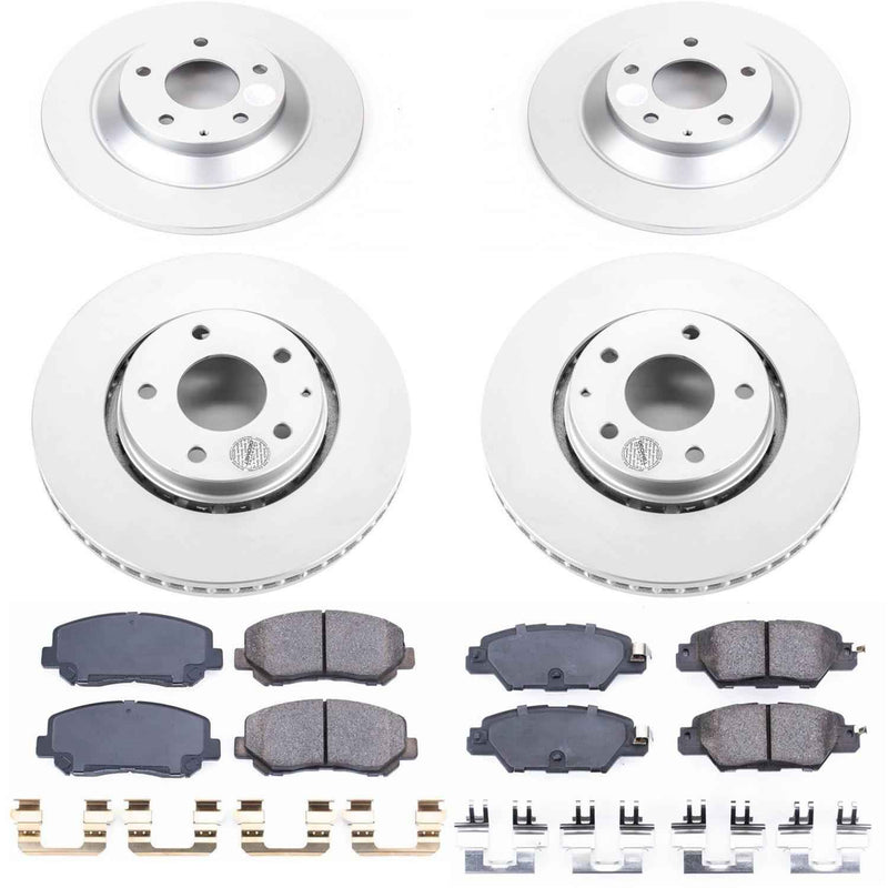 PowerStop Z17 Evolution Plus GEOMET Coated Brake Kits for 2016-2024 CX-5 - CRK7609 PowerStop Autoparts