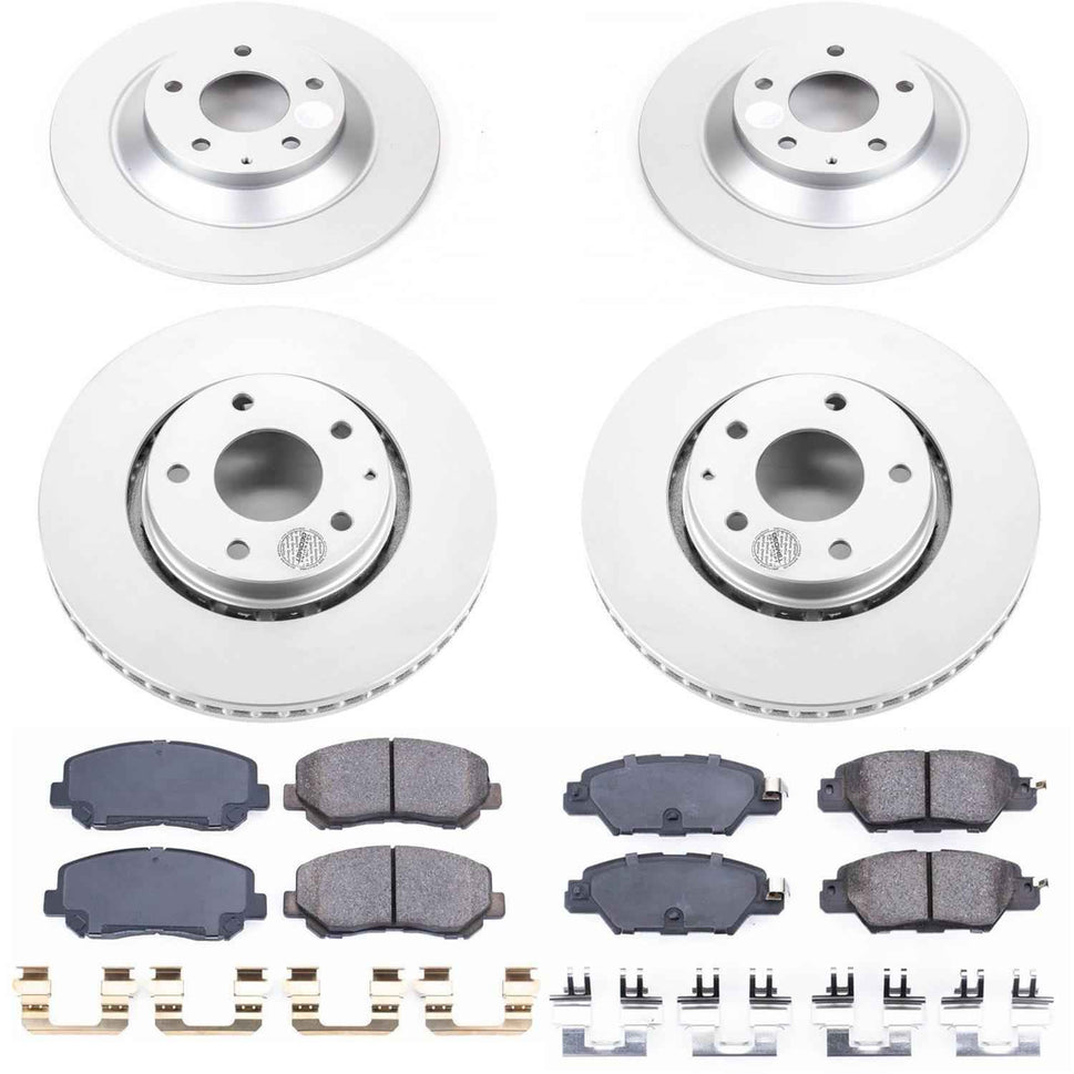 PowerStop Z17 Evolution Plus GEOMET Coated Brake Kits for 2016-2024 CX-5 - CRK7609