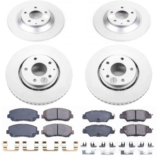 PowerStop Z17 Evolution Plus GEOMET Coated Brake Kits for 2016-2024 CX-5 - CRK7609 PowerStop Autoparts