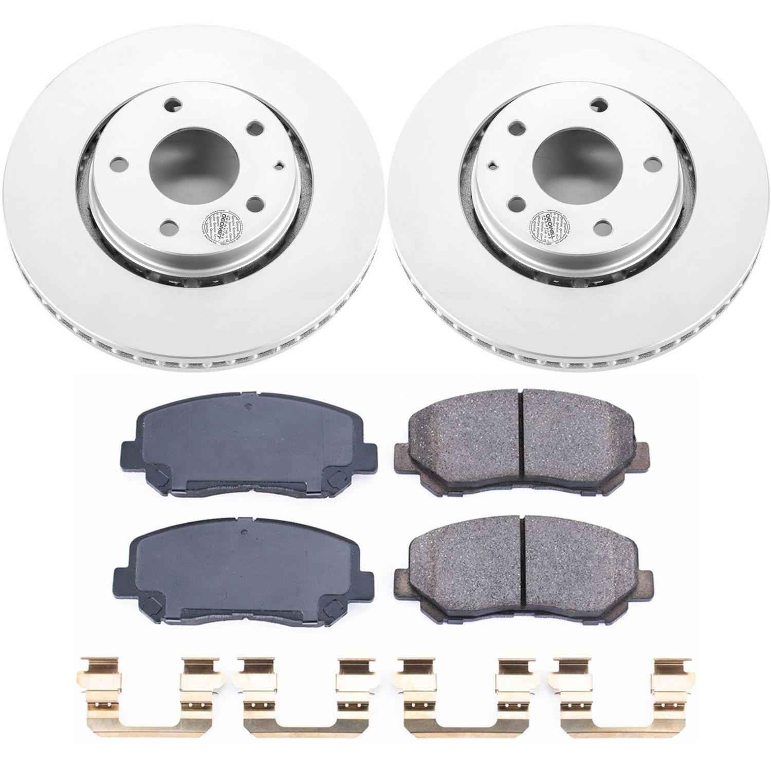 PowerStop Z17 Evolution Plus GEOMET Coated Brake Kits for 2016-2024 CX-5 - CRK7689