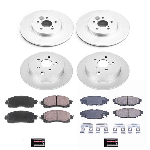 PowerStop Z17 Evolution Plus GEOMET Coated Brake Kits for 2018-2022 CROSSTREK, 2017-2022 IMPREZA - CRK7927 PowerStop Autoparts