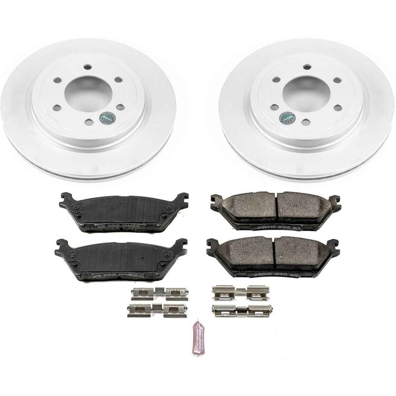 PowerStop Z17 Evolution Plus GEOMET Coated Brake Kits for 2018-2021 EXPEDITION, NAVIGATOR, 2018-2020 F-150 - CRK8030 PowerStop Autoparts