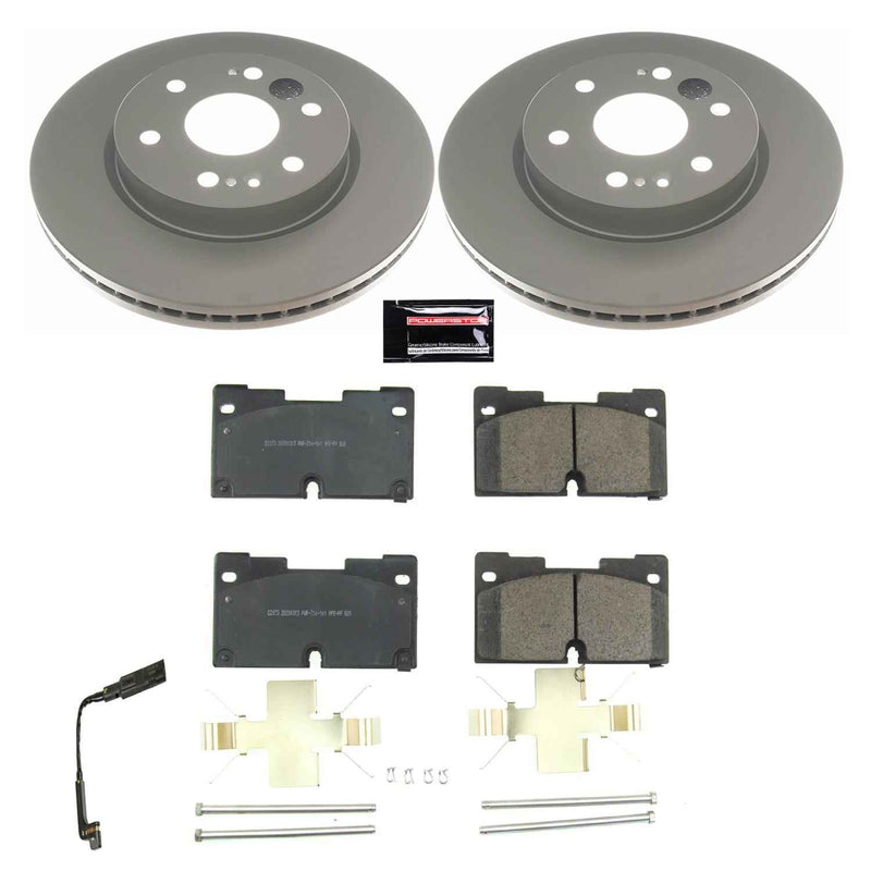 PowerStop Z17 Evolution Plus GEOMET Coated Brake Kits CRK8172 PowerStop Autoparts