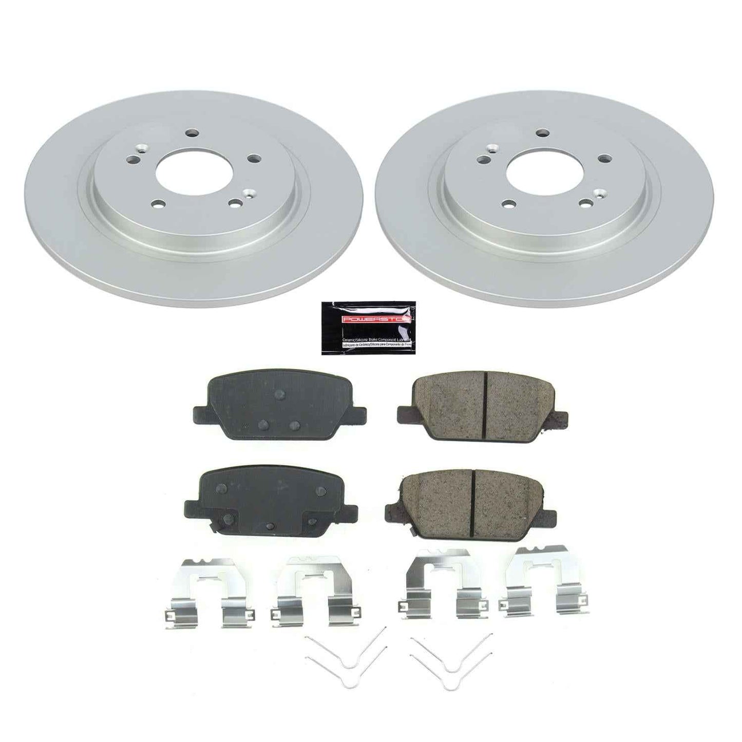 PowerStop Z17 Evolution Plus GEOMET Coated Brake Kits for 2020-2025 PALISADE, 2019-2020 SANTA FE, 2020-2024 TELLURIDE - CRK8310