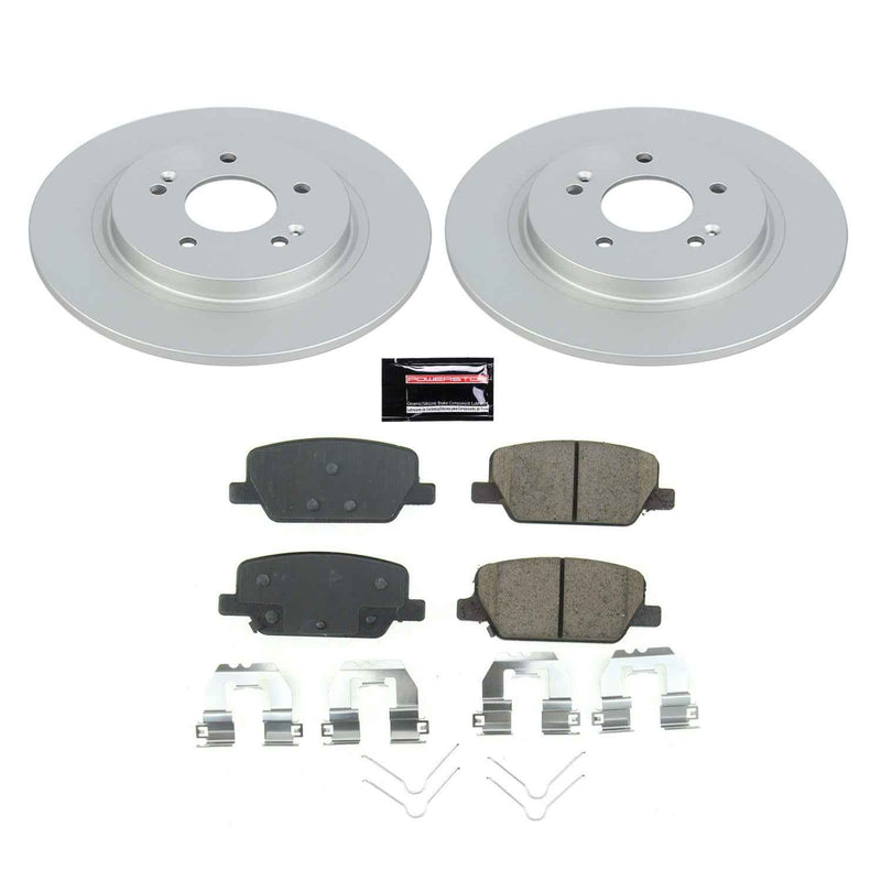 PowerStop Z17 Evolution Plus GEOMET Coated Brake Kits for 2020-2025 PALISADE, 2019-2020 SANTA FE, 2020-2024 TELLURIDE - CRK8310 PowerStop Autoparts