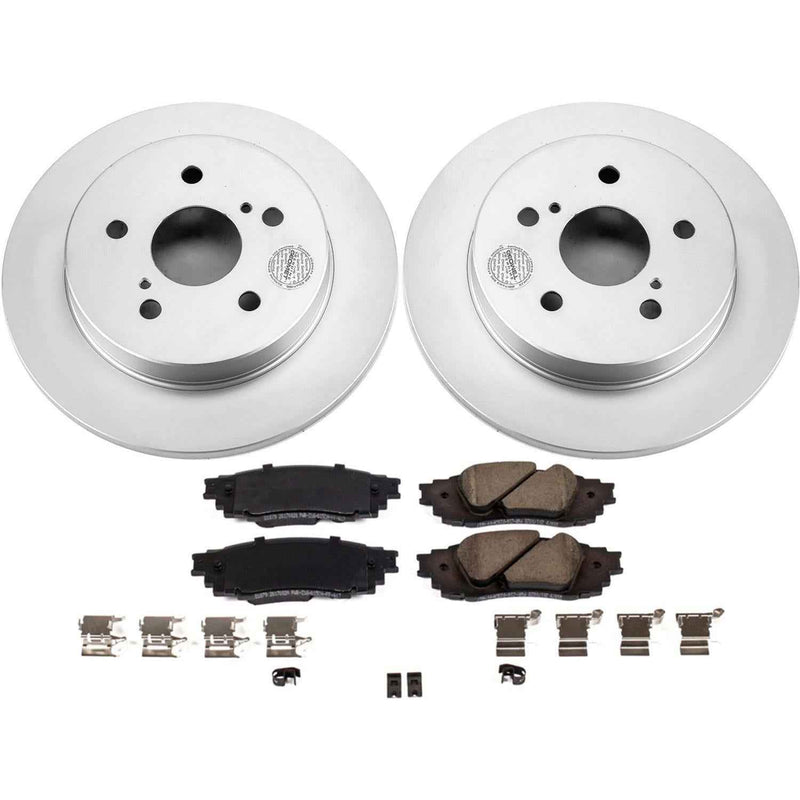 PowerStop Z17 Evolution Plus GEOMET Coated Brake Kits CRK8333 PowerStop Autoparts