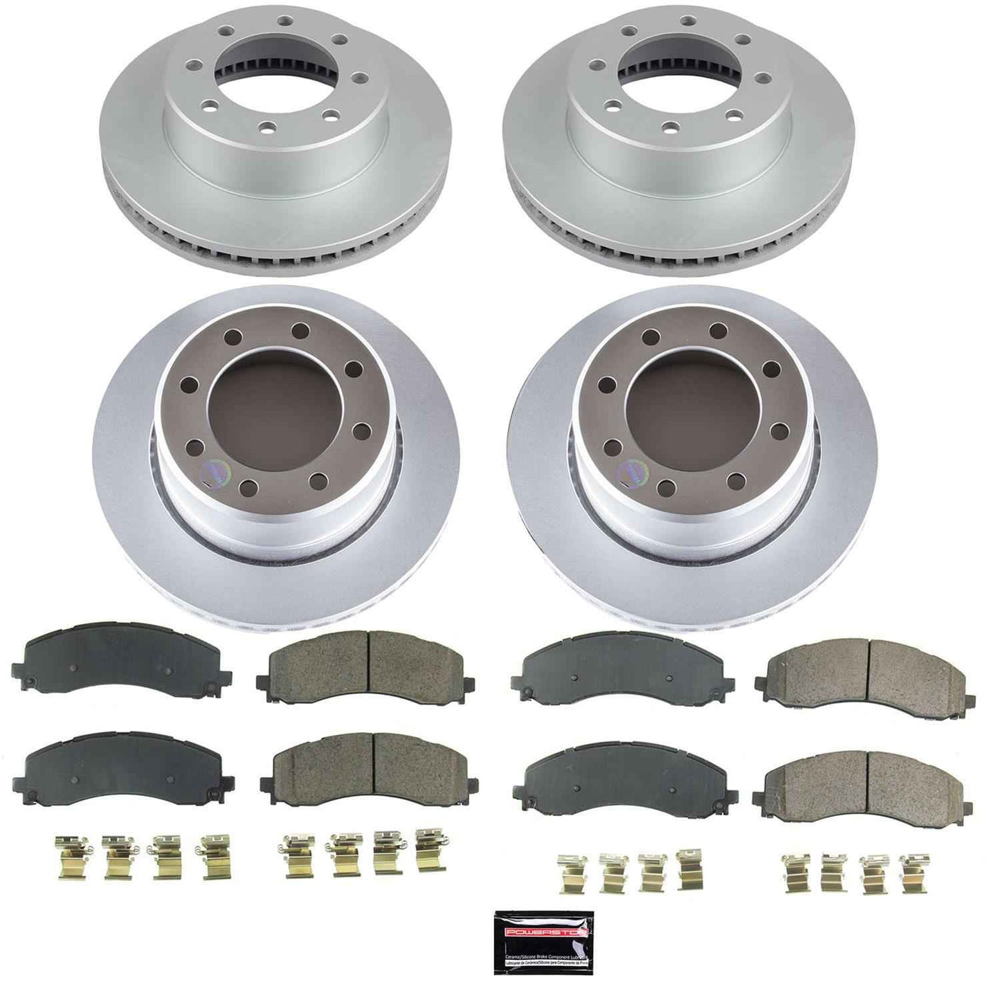 PowerStop Z23 Evolution Sport GEOMET Coated Brake Kits for 2019-2024 2500 - CRK8640