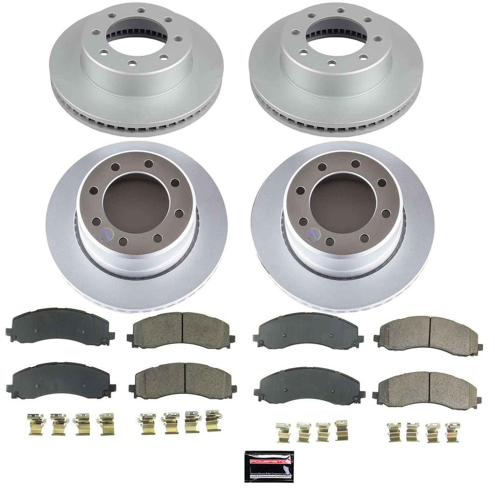 PowerStop Z23 Evolution Sport GEOMET Coated Brake Kits for 2019-2024 2500 - CRK8640
