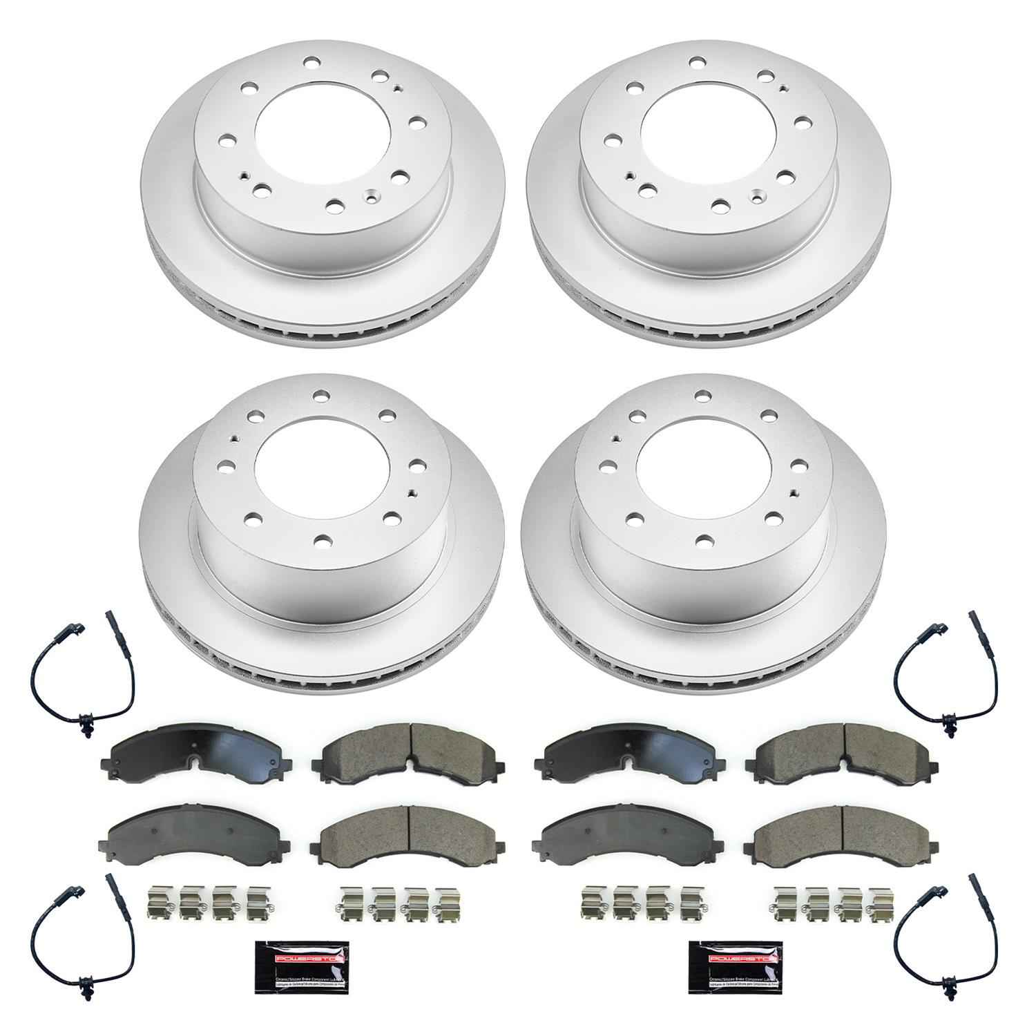 PowerStop Z17 Evolution Plus GEOMET Coated Brake Kits CRK8732