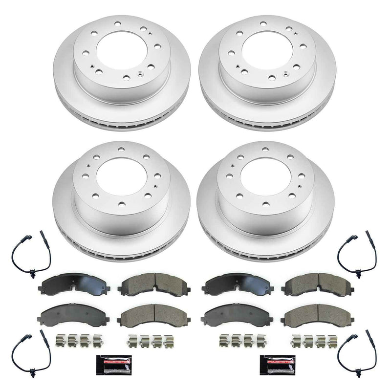 PowerStop Z17 Evolution Plus GEOMET Coated Brake Kits CRK8732 PowerStop Autoparts
