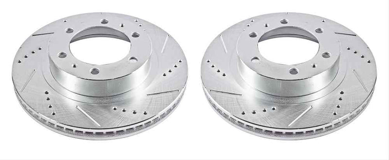 PowerStop Evolution Drilled and Slotted Rotors for 2003-2009 4RUNNER, 2007-2014 FJ CRUISER, 2005-2023 TACOMA - JBR-1121XPR PowerStop Autoparts