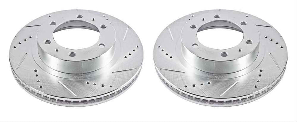 PowerStop Evolution Drilled and Slotted Rotors for 2003-2009 4RUNNER, 2007-2014 FJ CRUISER, 2005-2023 TACOMA - JBR-1121XPR