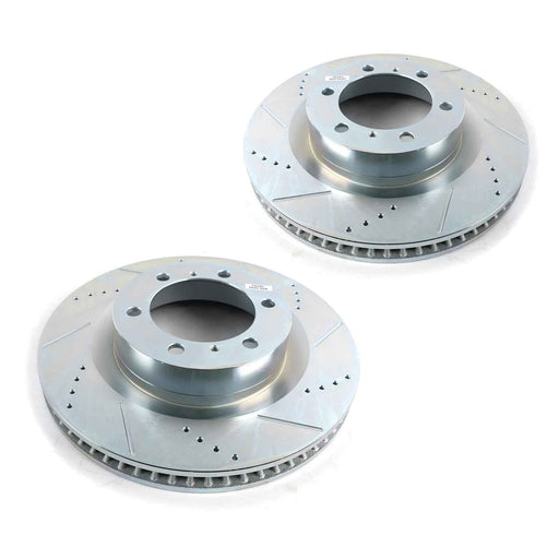 PowerStop Evolution Drilled and Slotted Rotors for 2010-2024 4RUNNER, 2010-2023 GX460 - JBR-1395XPR PowerStop Autoparts