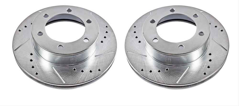 PowerStop Evolution Drilled and Slotted Rotors for 1996-2002 4RUNNER, 1995-2004 TACOMA - JBR-791XPR PowerStop Autoparts