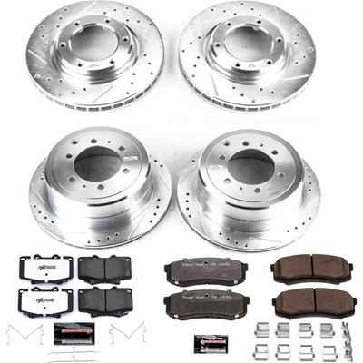 PowerStop Z36 Truck and Tow Brake Upgrade Kits for 1993-1997 LAND CRUISER, 1996-1997 LX450 - K1155-36 PowerStop Autoparts