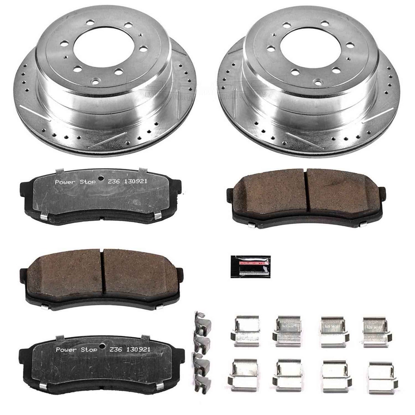 PowerStop Z36 Truck and Tow Brake Upgrade Kits for 1993-1997 LAND CRUISER, 1996-1997 LX450 - K1156-36
