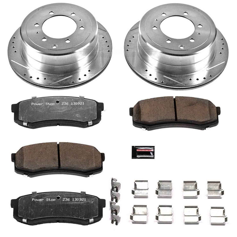 PowerStop Z36 Truck and Tow Brake Upgrade Kits for 1993-1997 LAND CRUISER, 1996-1997 LX450 - K1156-36 PowerStop Autoparts