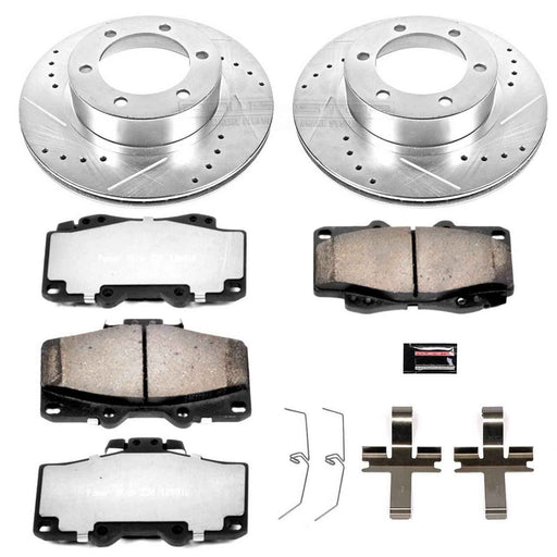 PowerStop Z36 Truck and Tow Brake Upgrade Kits for 1995-2002 4RUNNER, 2004 TACOMA - K1236-36 PowerStop Autoparts
