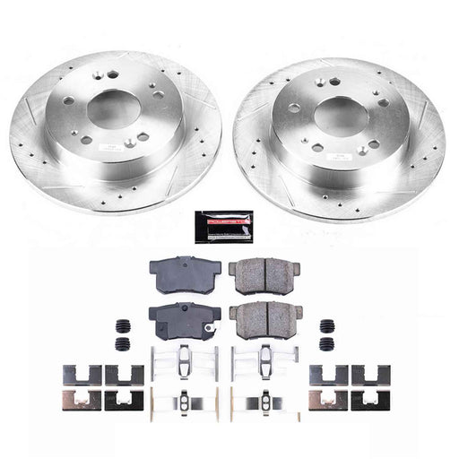 PowerStop Z23 Evolution Sport Brake Upgrade Kits for 2006-2015 CIVIC, 2013-2015 ILX, 1997-2001 PRELUDE - K1243 PowerStop Autoparts