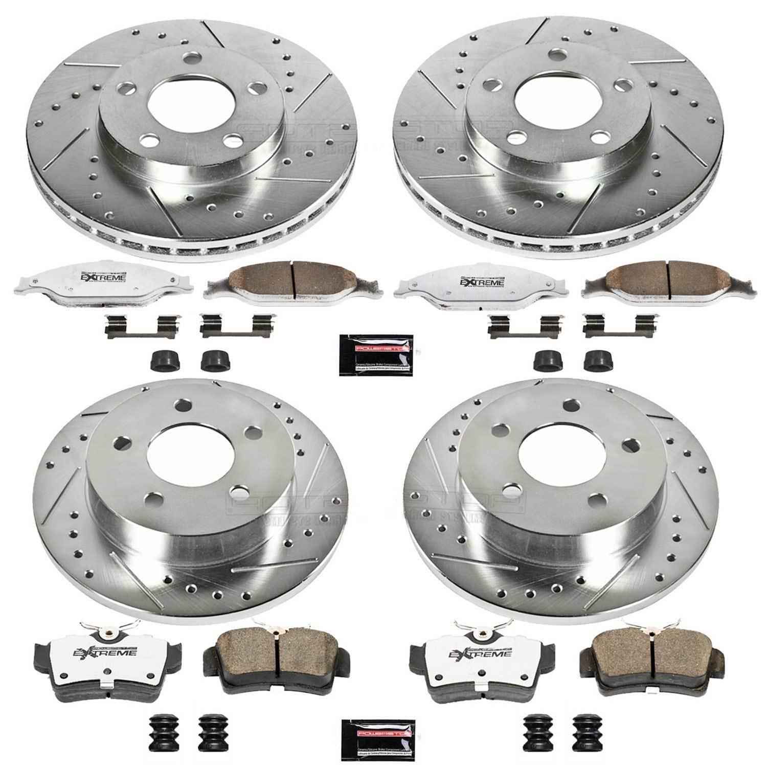 PowerStop Z26 Street Warrior Brake Upgrade Kits for 1999-2004 MUSTANG - K1302-26