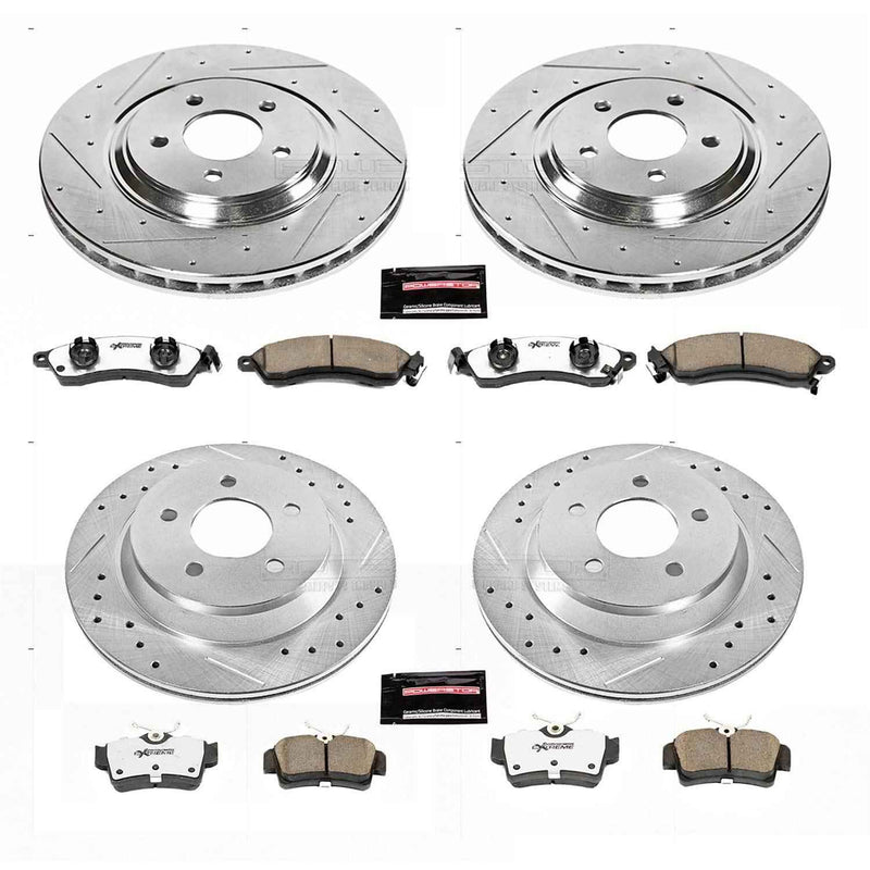 PowerStop Z26 Street Warrior Brake Upgrade Kits for 1994-2004 MUSTANG - K1305-26 PowerStop Autoparts