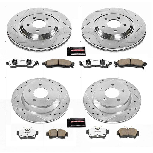 PowerStop Z26 Street Warrior Brake Upgrade Kits for 1994-2004 MUSTANG - K1305-26 PowerStop Autoparts