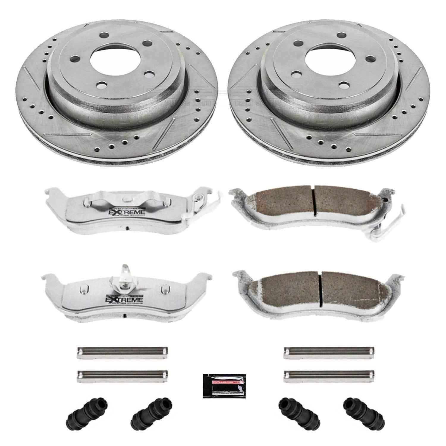 PowerStop Z26 Street Warrior Brake Upgrade Kits for 2003-2011 CROWN VICTORIA, GRAND MARQUIS, 2003-2004 MARAUDER - K1368-26