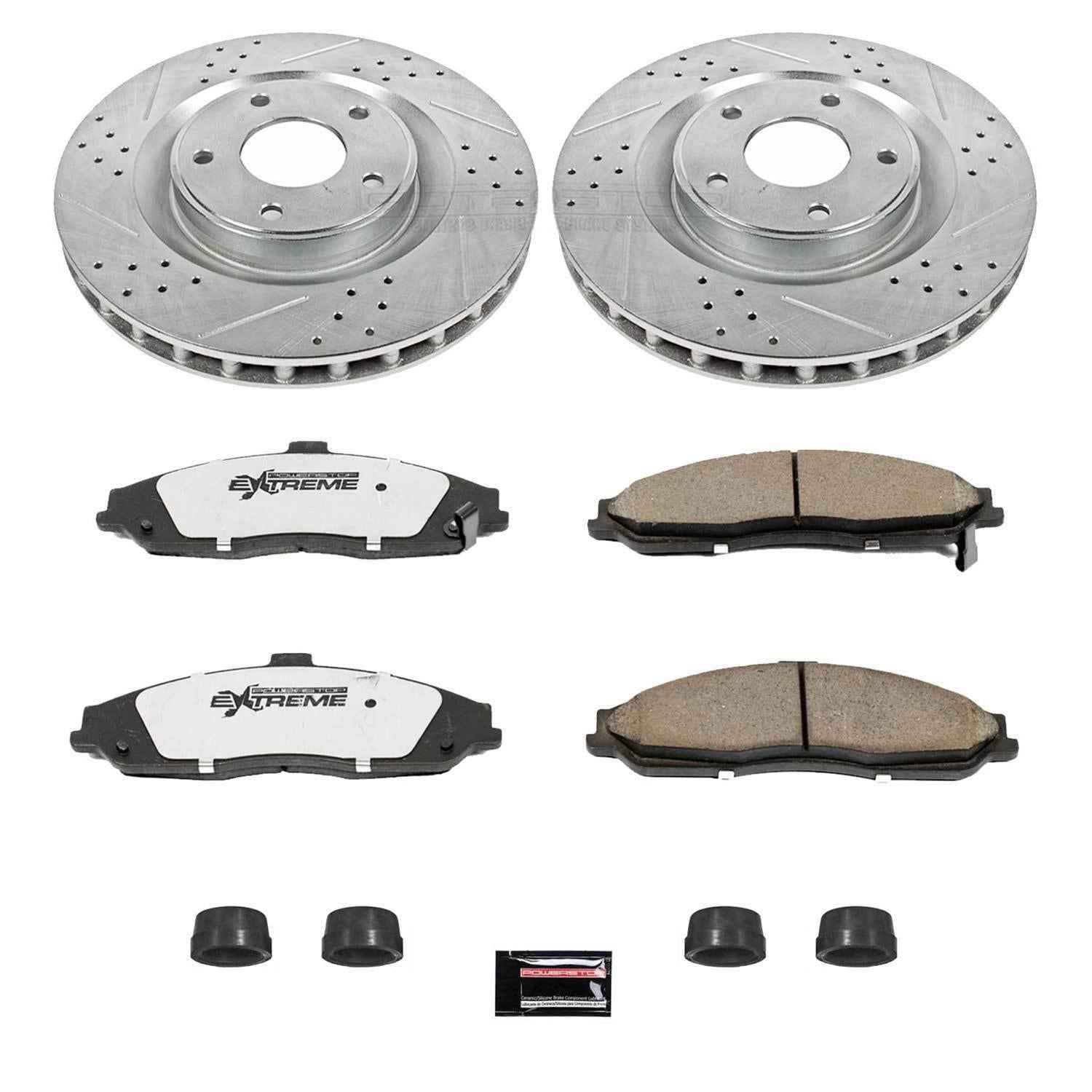 PowerStop Z26 Street Warrior Brake Upgrade Kits for 2005-2013 CORVETTE, 2005-2007 XLR - K1417-26