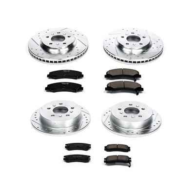 PowerStop Z23 Evolution Sport Brake Upgrade Kits for 2006-2010 IMPALA, 2006-2007 MONTE CARLO - K1438 PowerStop Autoparts