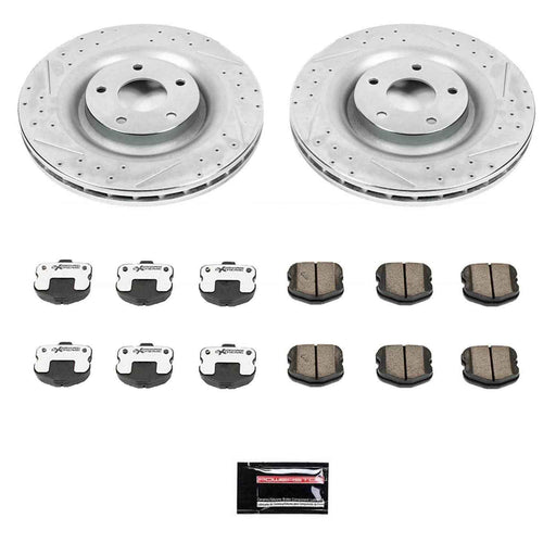 PowerStop Z26 Street Warrior Brake Upgrade Kits for 2006-2013 CORVETTE - K1444-26 PowerStop Autoparts