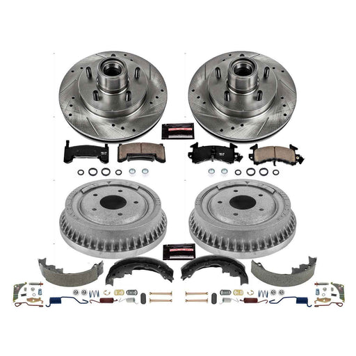 PowerStop Z23 Evolution Sport Disc and Drum Brake Upgrade Kits K15043DK PowerStop Autoparts