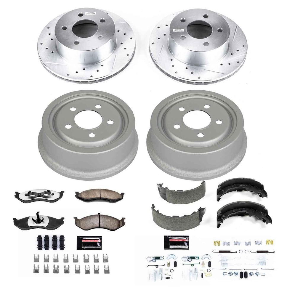 PowerStop Z36 Truck and Tow Brake Upgrade Kits for 1992-1999 CHEROKEE, 1991-1999 WRANGLER - K15073DK-36