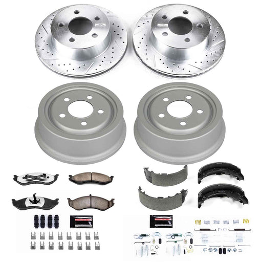 PowerStop Z36 Truck and Tow Brake Upgrade Kits for 1999-2001 CHEROKEE, 1999-2000 WRANGLER - K15075DK-36 PowerStop Autoparts