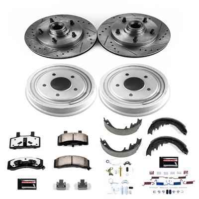 PowerStop Z36 Truck and Tow Brake Upgrade Kits for 1990-1993 E-150 ECONOLINE, E-150 ECONOLINE CLUB WAGON, F-150 - K15089DK-36 PowerStop Autoparts