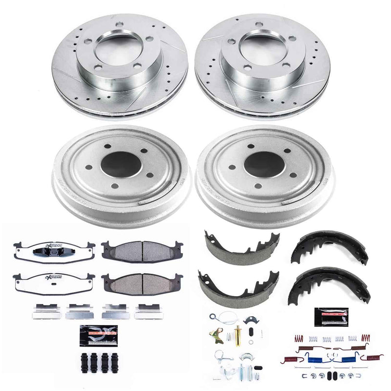 PowerStop Z36 Truck and Tow Brake Upgrade Kits for 1994-1996 F-150 - K15093DK-36 PowerStop Autoparts