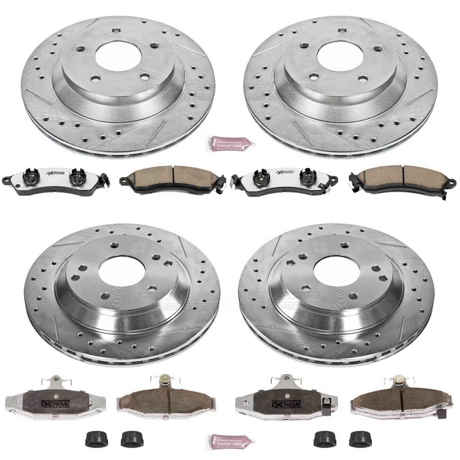 PowerStop Z26 Street Warrior Brake Upgrade Kits for 1988-1995 CORVETTE - K1518-26