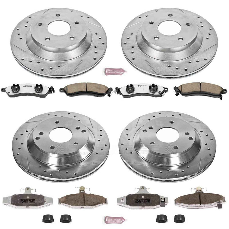 PowerStop Z26 Street Warrior Brake Upgrade Kits for 1988-1995 CORVETTE - K1518-26 PowerStop Autoparts