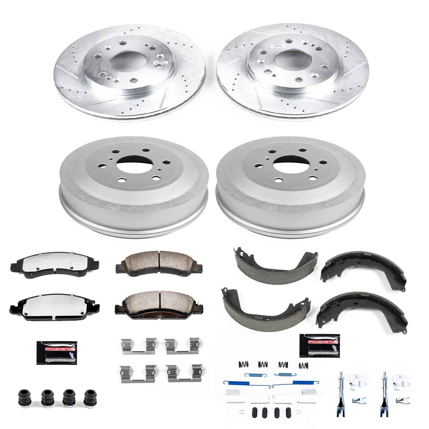 PowerStop Z36 Truck and Tow Brake Upgrade Kits for 2009-2013 SIERRA 1500, SILVERADO 1500 - K15263DK-36