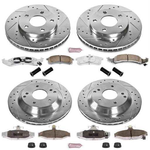 PowerStop Z26 Street Warrior Brake Upgrade Kits for 1994-1997 CAMARO, FIREBIRD - K1535-26 PowerStop Autoparts