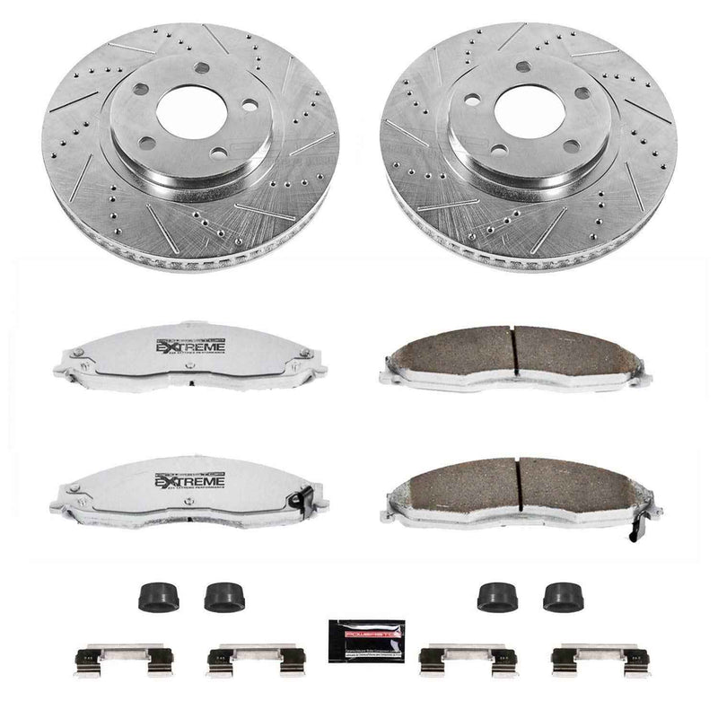 PowerStop Z26 Street Warrior Brake Upgrade Kits for 1998-2002 CAMARO, FIREBIRD - K1547-26 PowerStop Autoparts