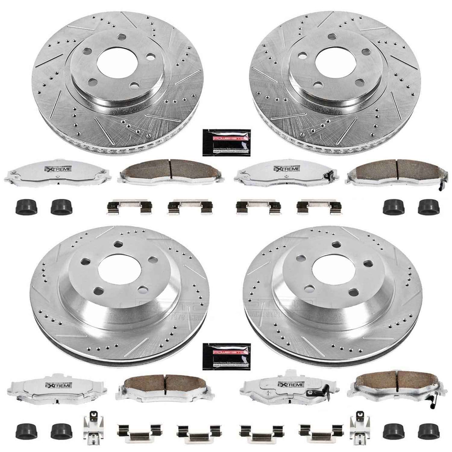 PowerStop Z26 Street Warrior Brake Upgrade Kits for 1998-2002 CAMARO, FIREBIRD - K1548-26