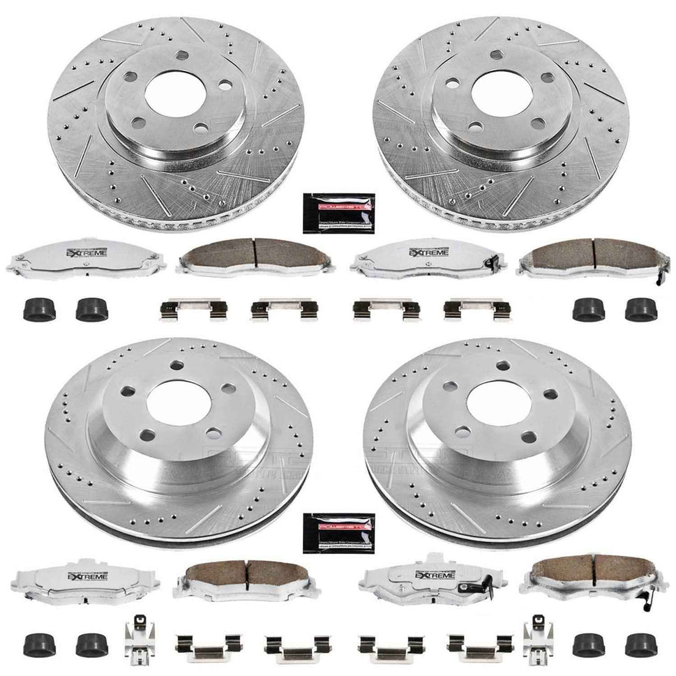 PowerStop Z26 Street Warrior Brake Upgrade Kits for 1998-2002 CAMARO, FIREBIRD - K1548-26