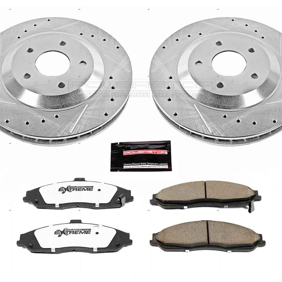 PowerStop Z26 Street Warrior Brake Upgrade Kits for 1997-2004 CORVETTE, 2004-2009 XLR - K1559-26