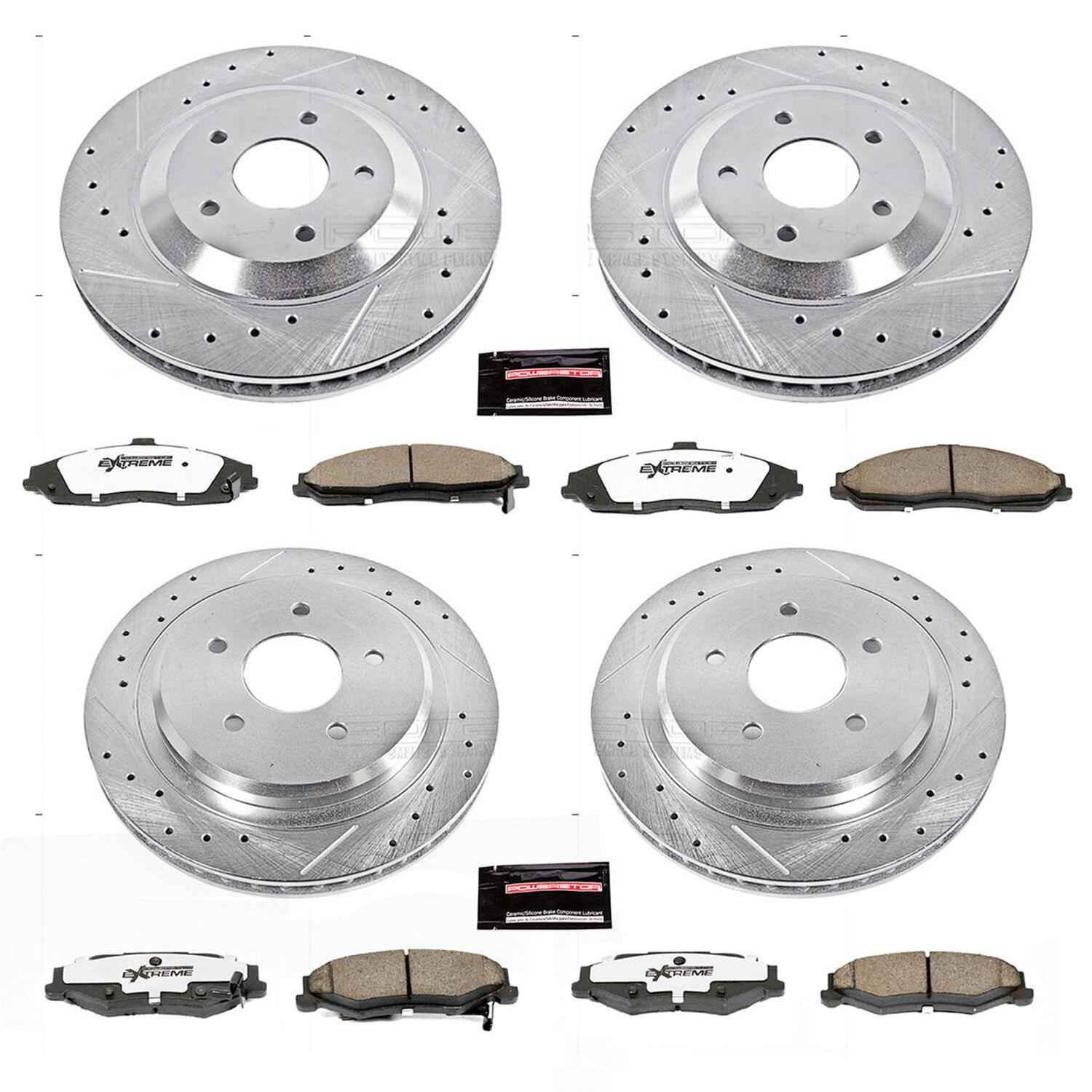 PowerStop Z26 Street Warrior Brake Upgrade Kits for 1997-2004 CORVETTE, 2004-2009 XLR - K1560-26