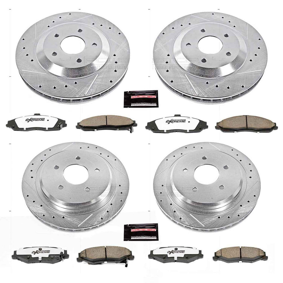 PowerStop Z26 Street Warrior Brake Upgrade Kits for 1997-2004 CORVETTE, 2004-2009 XLR - K1560-26